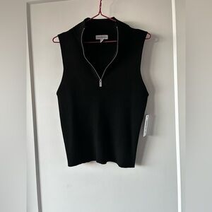 Calvin Klein Jeans V-neck Knit Cropped Sweater